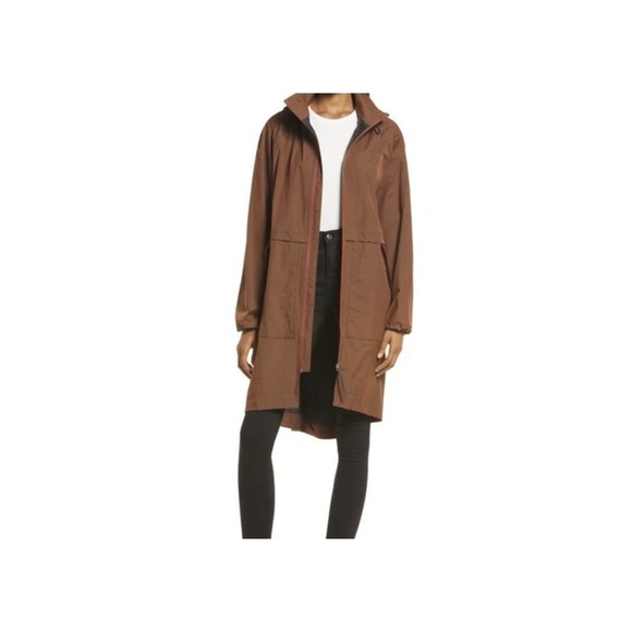 Varley Jackets & Blazers - Varley Oversized Cavanagh Rain Jacket Tortoise Shell Size Medium Coat Worn Once
